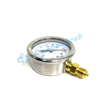 0 to -1 BAR Vacuum gauge 1/4'' Rear connection